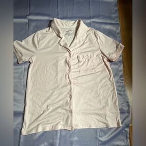 Light Pink Button-Up Shirt